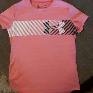 Girls under armour dri fit shirt